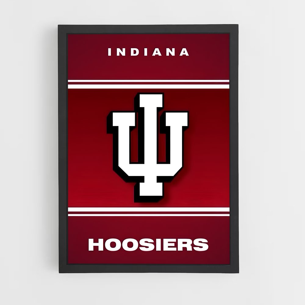 Poster Hoosier Spirit – affiche Basketball (vue 2)